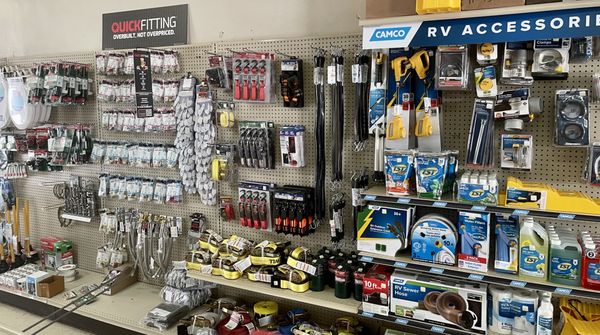 Woodys Hardware & Home is a one stop shop. We can meet your average hardware needs, assist in outdoor adventures with our Camper, RV, fishing, and other sporting goods, fill your living room with comfortable furniture, assist in decorating your home with classy home decor, and even fill your closet with modest women’s apparel.